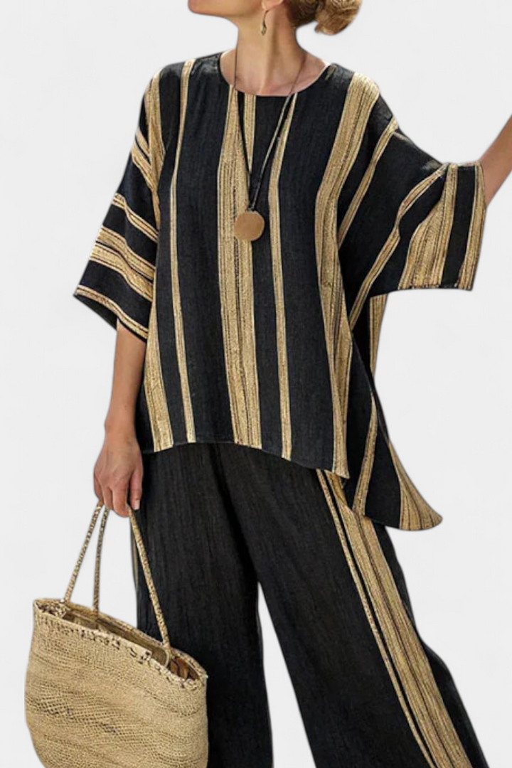 Solvane — Striped Ease Set