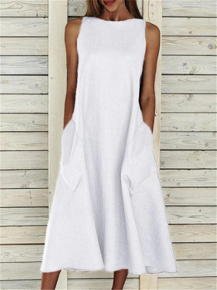 Mirelle | Minimal Casual Dress – Relaxed Pocket Fit