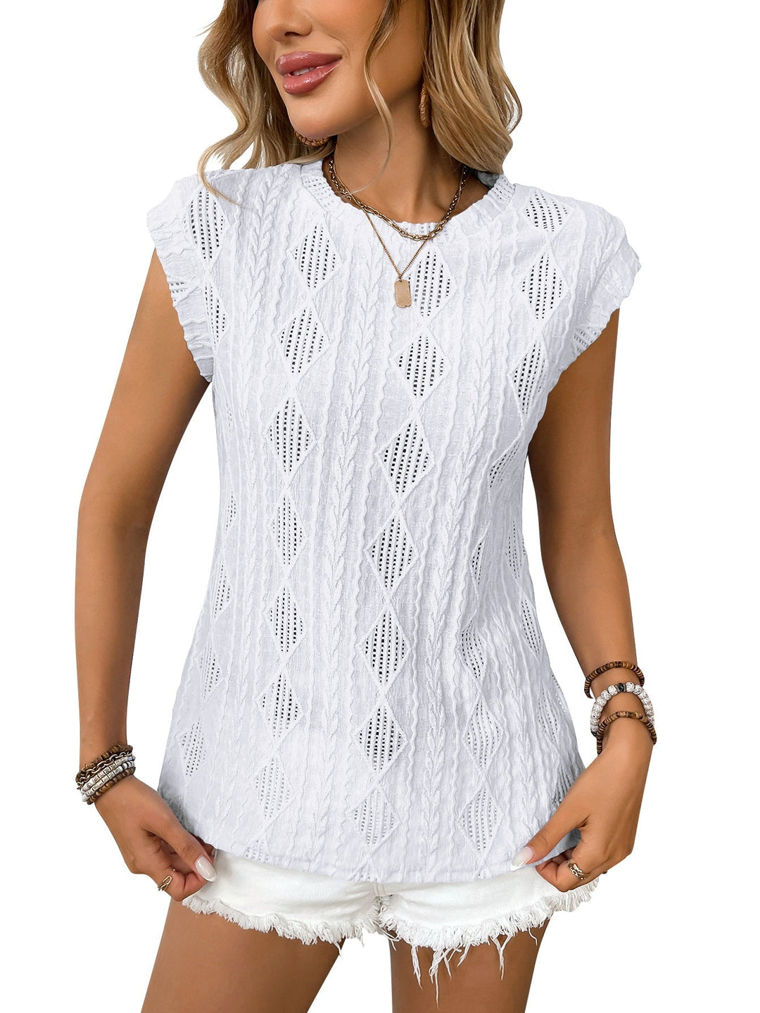 DELICE | Women Lightweight Knit Chic Tee