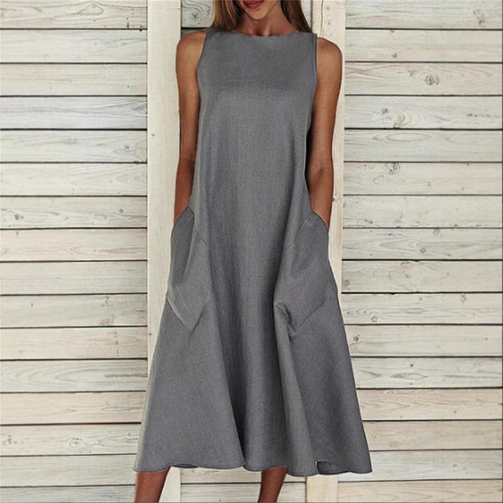 Mirelle | Minimal Casual Dress – Relaxed Pocket Fit