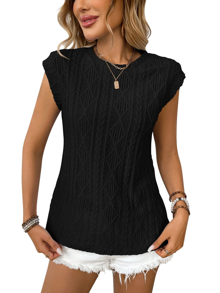 DELICE | Women Lightweight Knit Chic Tee