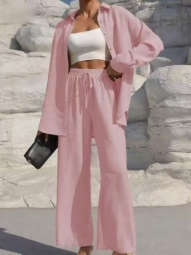 Velourne | Cardigan & Pants Set
