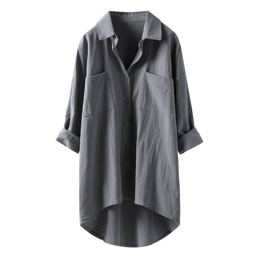 Everyday Edit | Relaxed blend Blouse with Pocket Detail