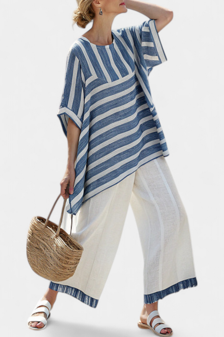 Coastal Lane — Classic Striped Ease Set