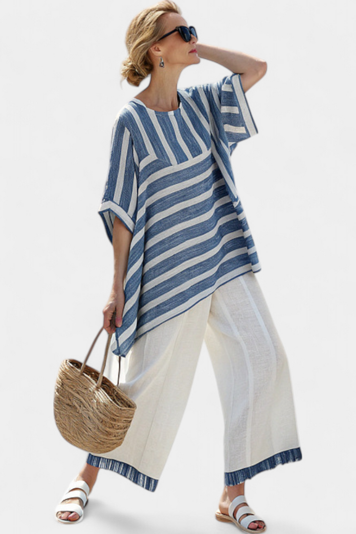 Coastal Lane — Classic Striped Ease Set