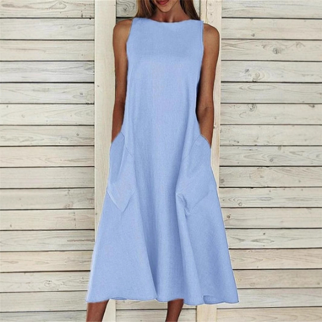 Mirelle | Minimal Casual Dress – Relaxed Pocket Fit