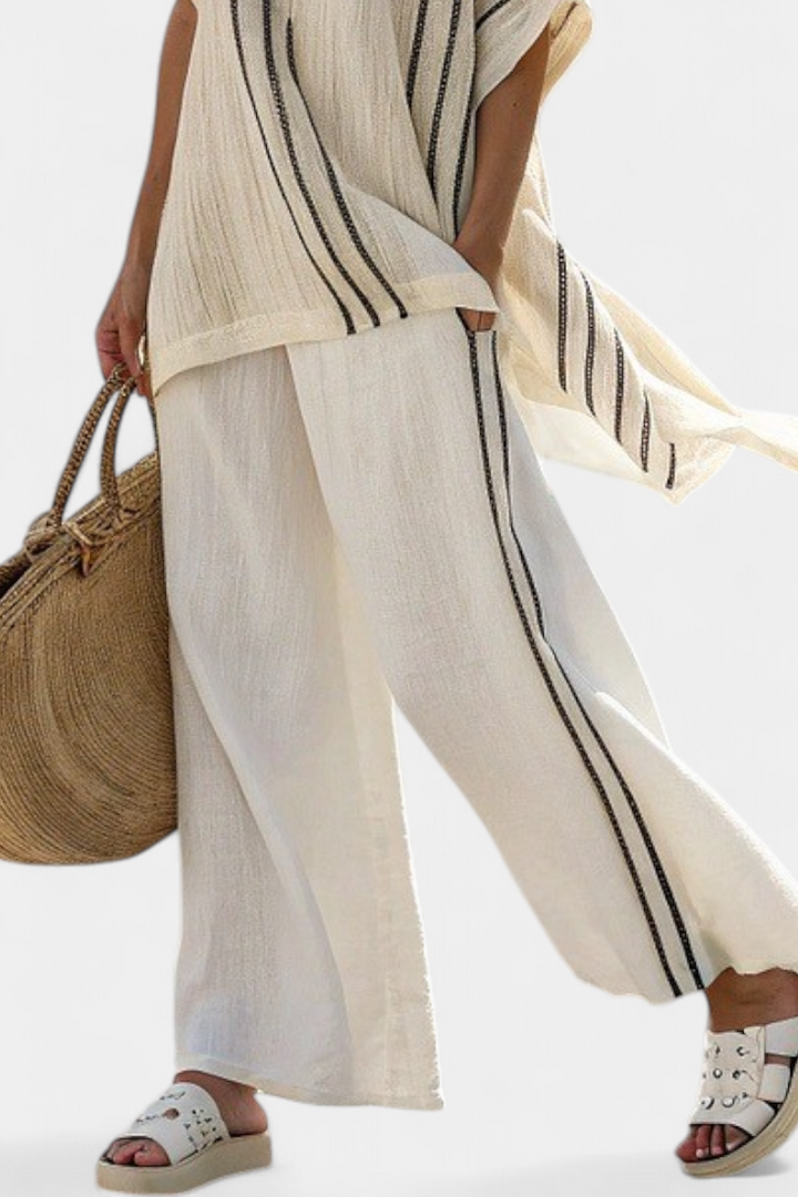 Greysen & Co. — Breeze Blouse Pants Set