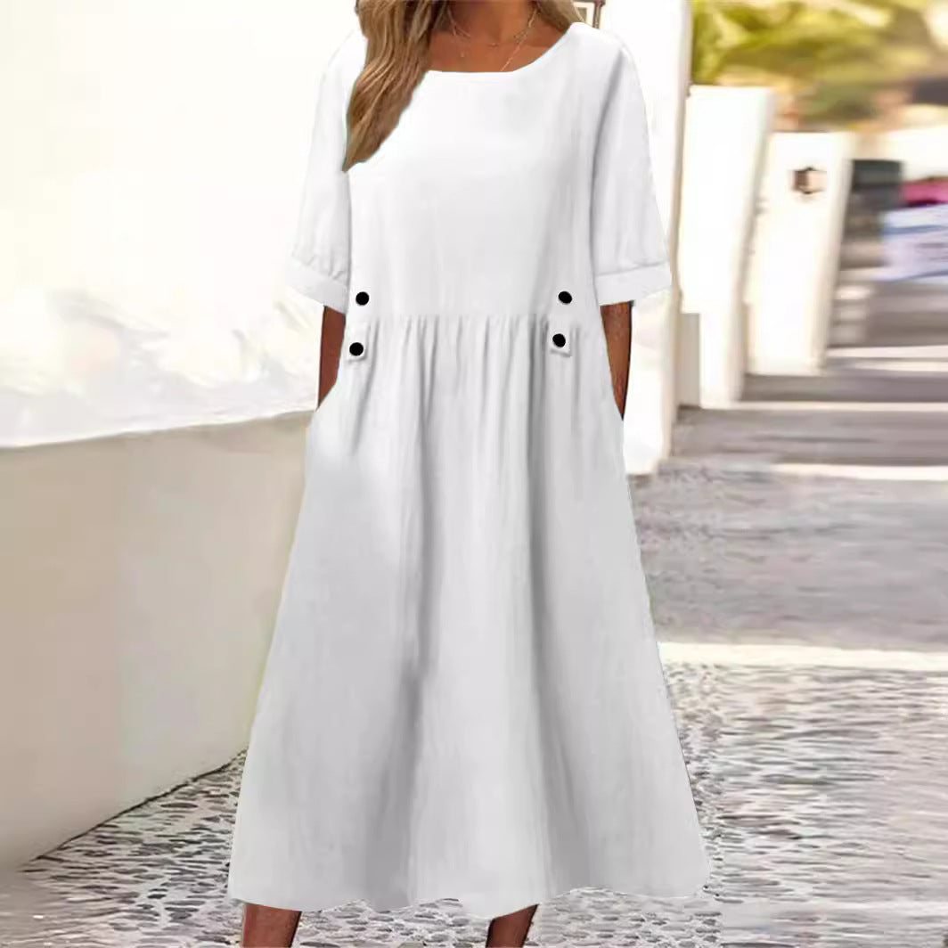 Elise | Minimal Casual Dress – Relaxed Soft Fit