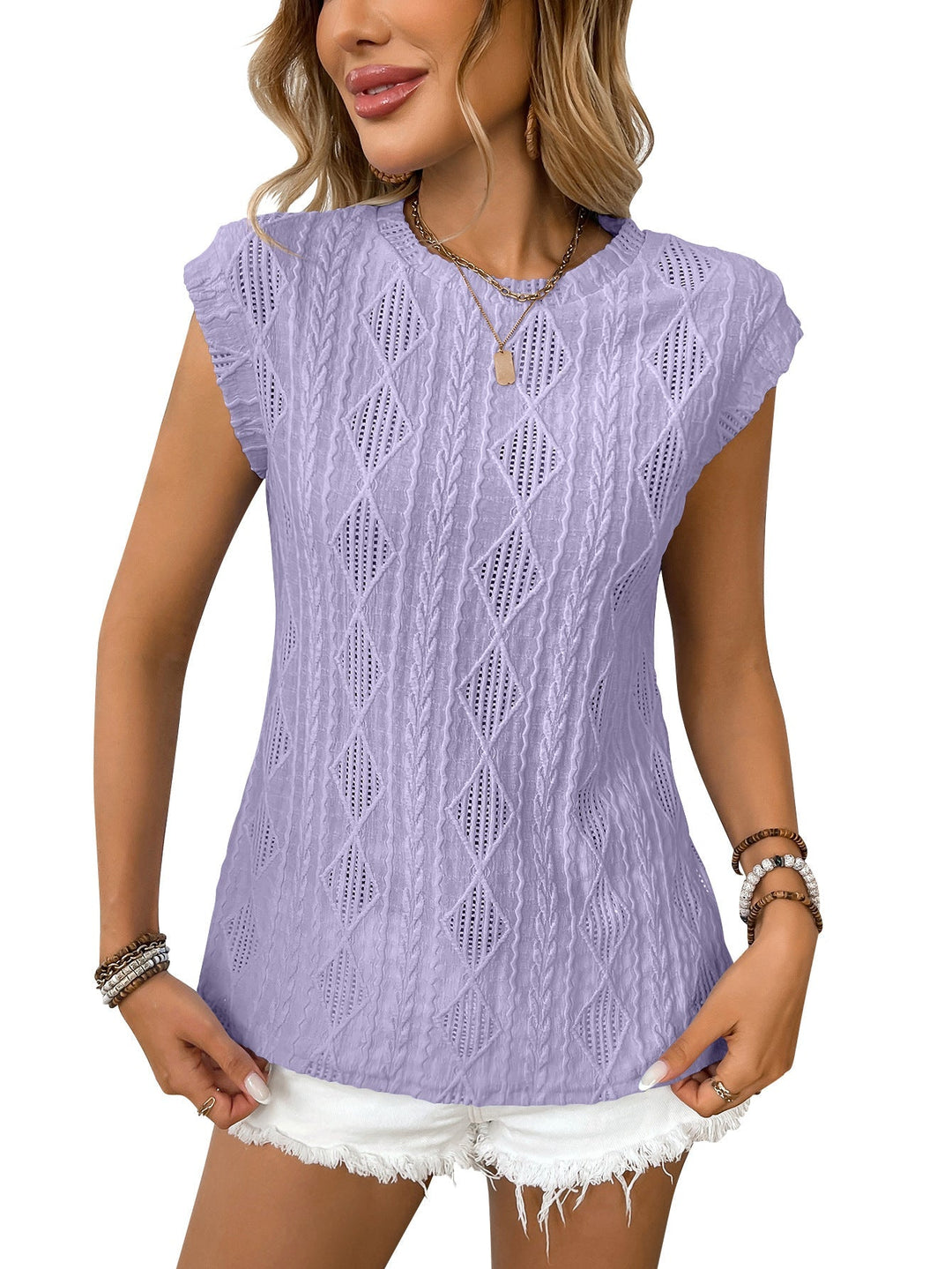 DELICE | Women Lightweight Knit Chic Tee