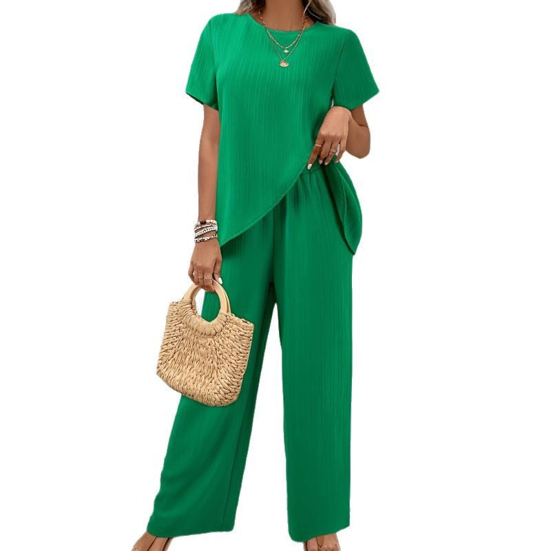 Easy Layers — Relaxed Knit Two-Piece Set