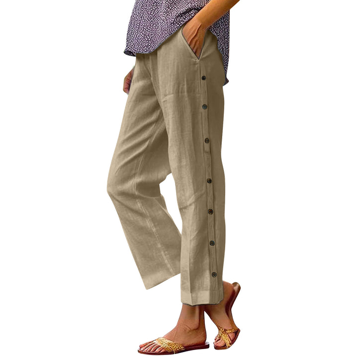 Everyday Ease | Relaxed soft-blend Cropped Pants