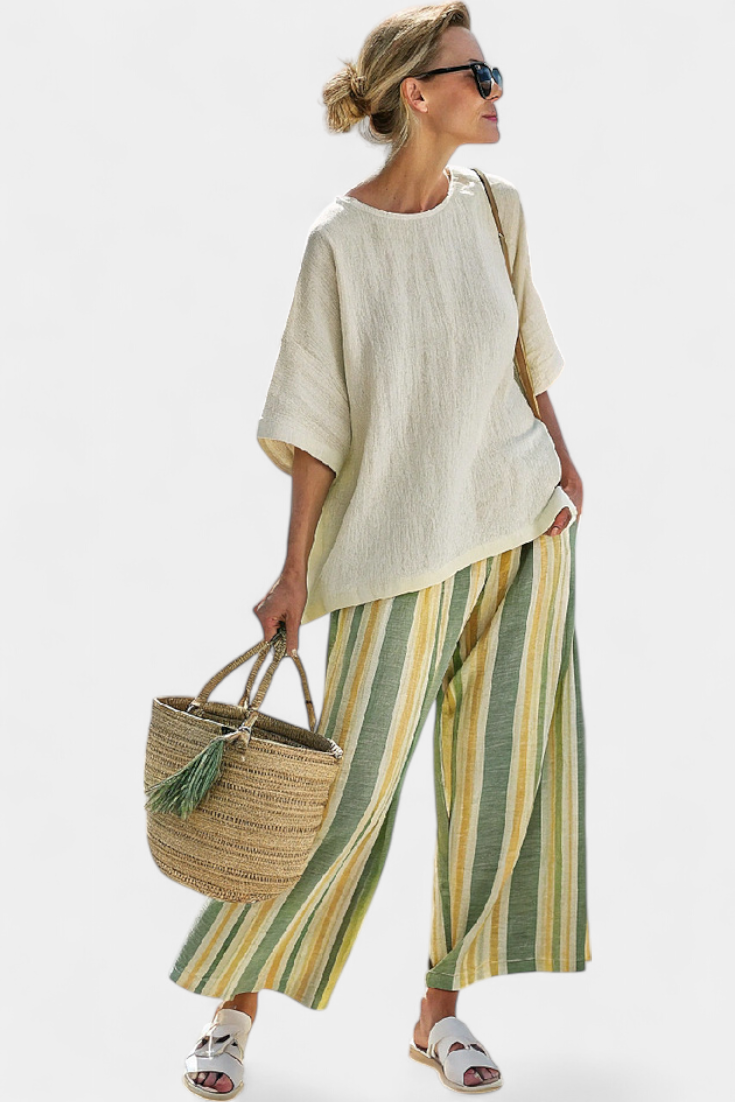 Harbor Lane — Striped Flow Set