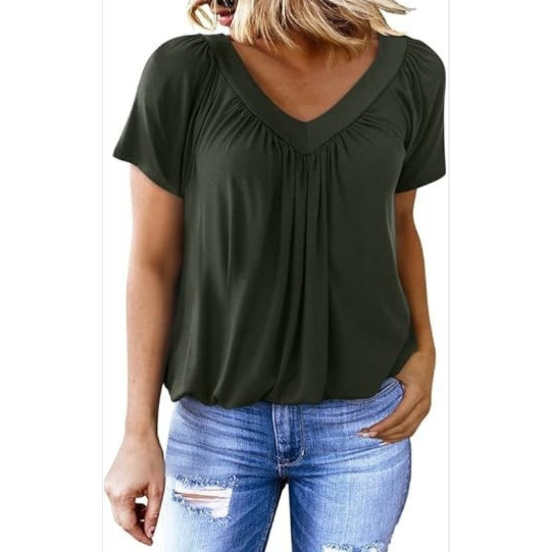 KATHLEEN | Women Casual V-Neck Top
