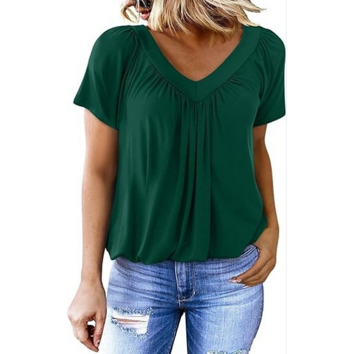 KATHLEEN | Women Casual V-Neck Top
