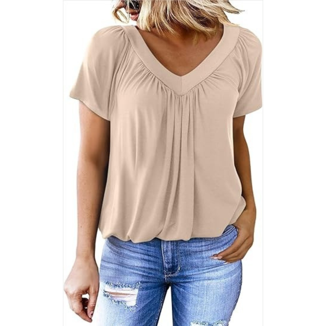 KATHLEEN | Women Casual V-Neck Top