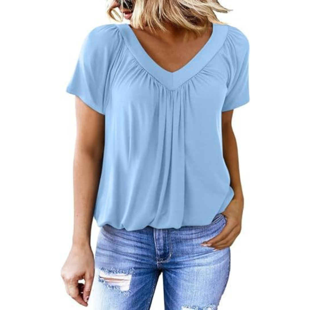 KATHLEEN | Women Casual V-Neck Top