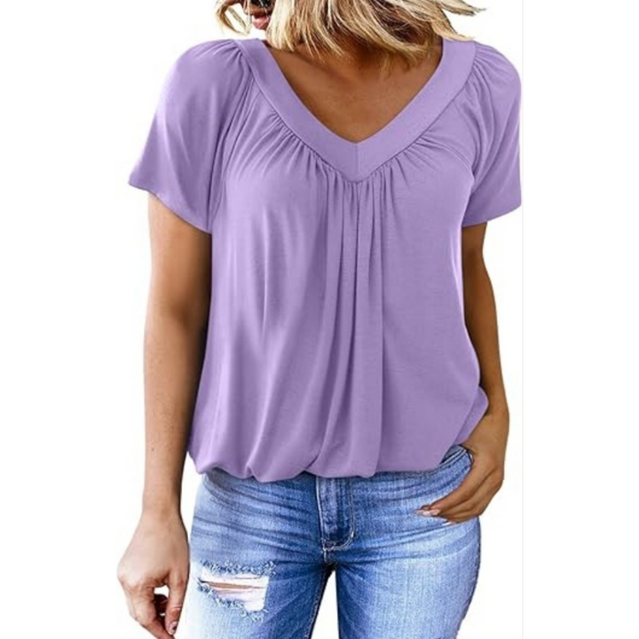 KATHLEEN | Women Casual V-Neck Top
