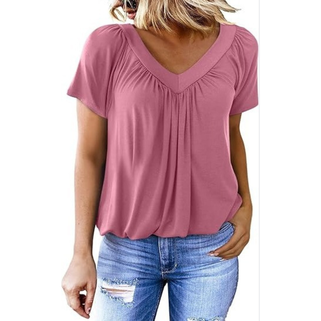 KATHLEEN | Women Casual V-Neck Top