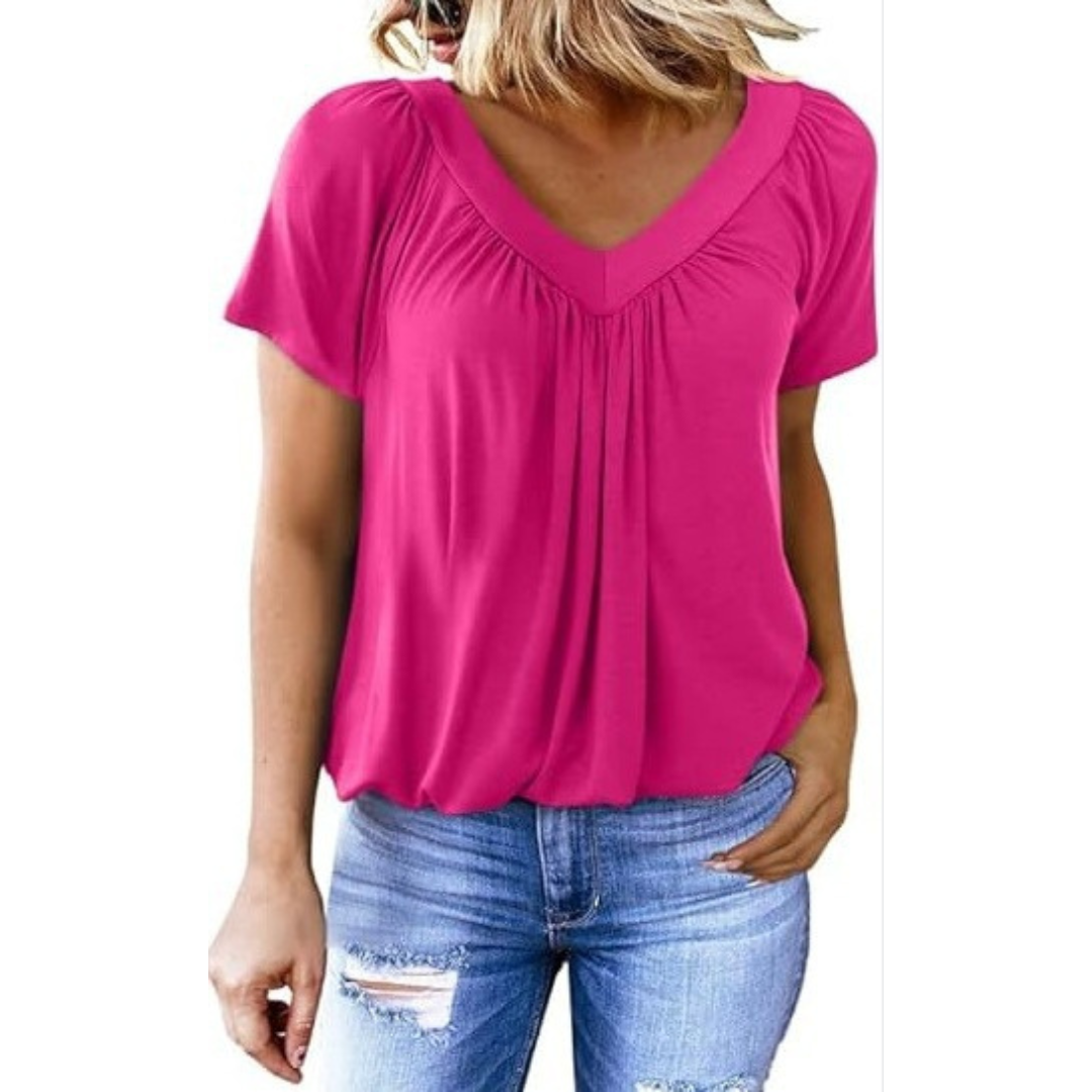 KATHLEEN | Women Casual V-Neck Top
