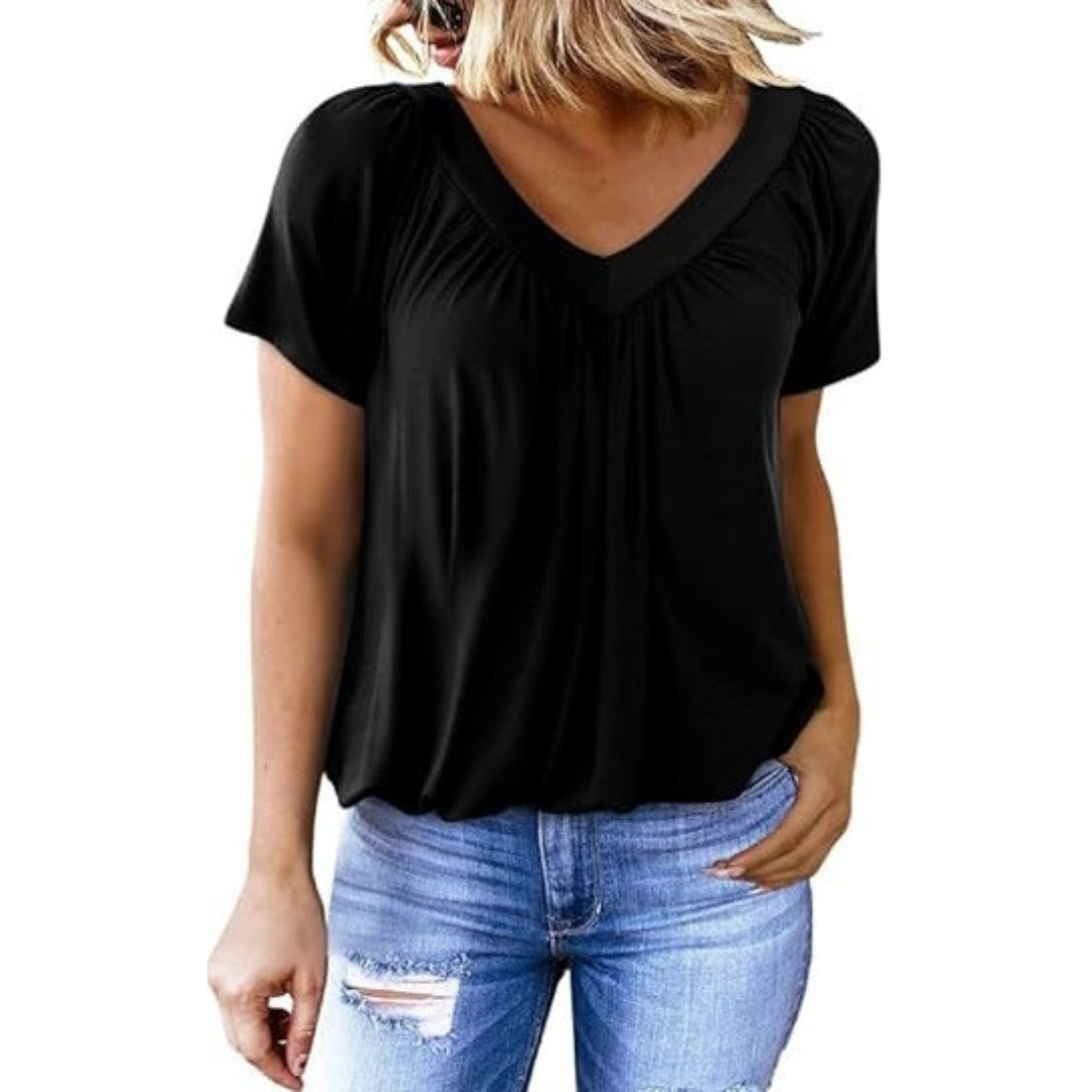 KATHLEEN | Women Casual V-Neck Top