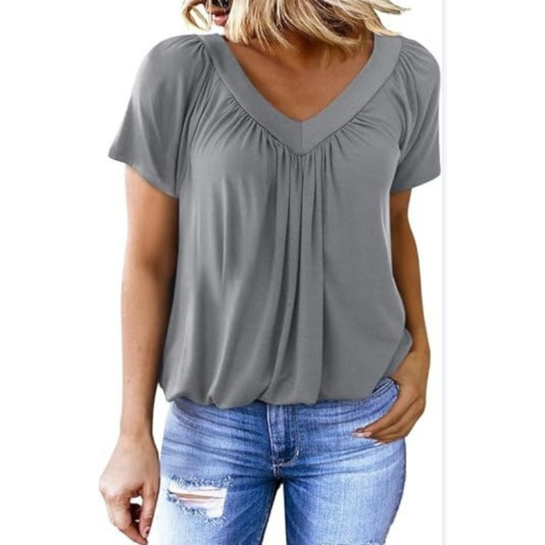 KATHLEEN | Women Casual V-Neck Top