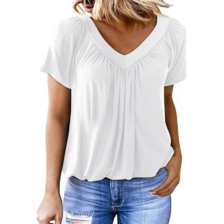 KATHLEEN | Women Casual V-Neck Top
