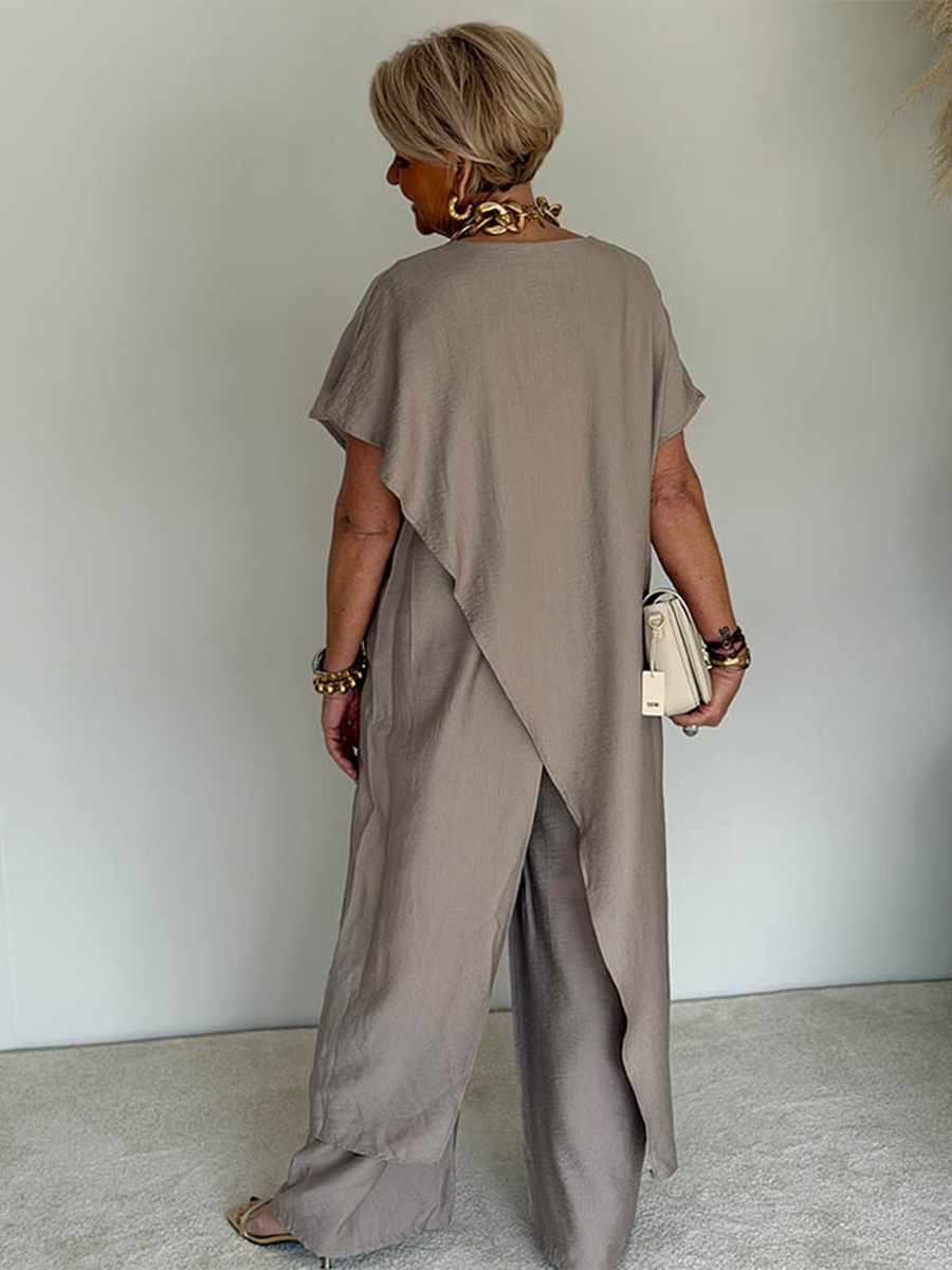 Arbutus Lane — Asymmetrical Knit Set