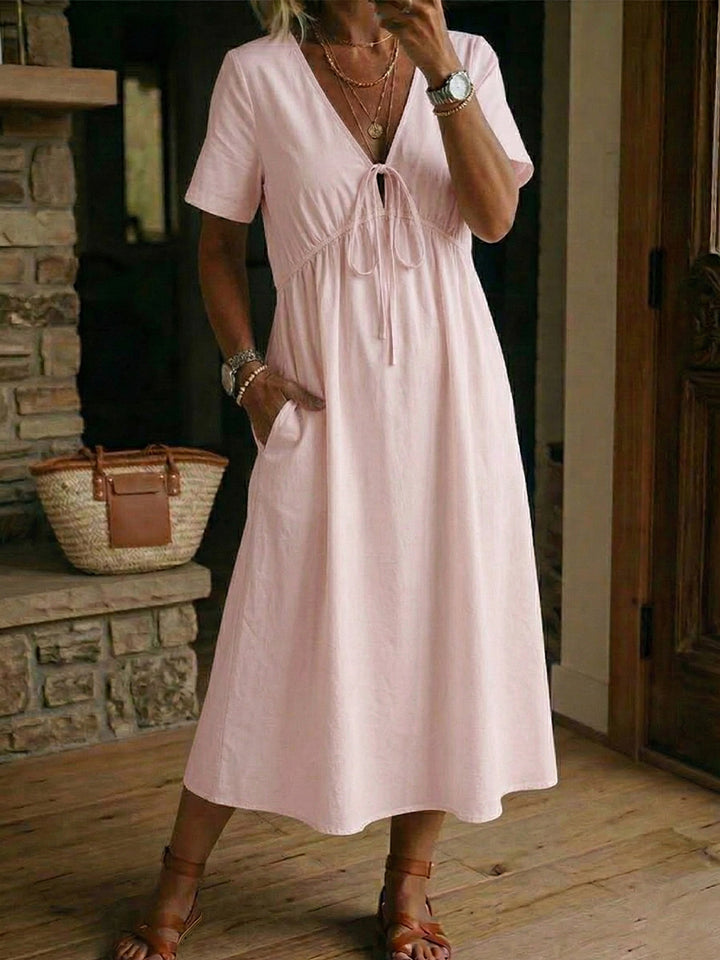 Women's V-neck Wrap Dress