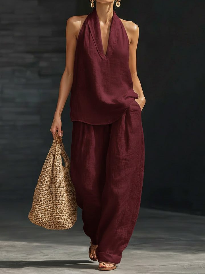 Casual And Cozy Minimalist Ease Two-piece Set