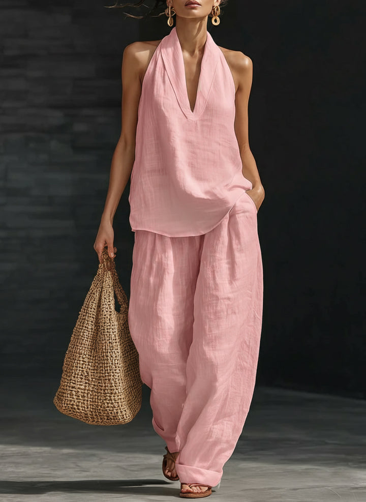 Casual And Cozy Minimalist Ease Two-piece Set