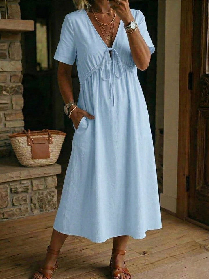 Women's V-neck Wrap Dress