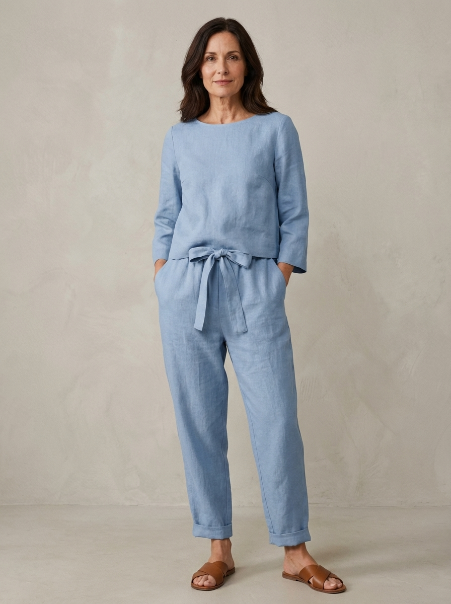 Seaside Flow — Relaxed Two-Piece Set