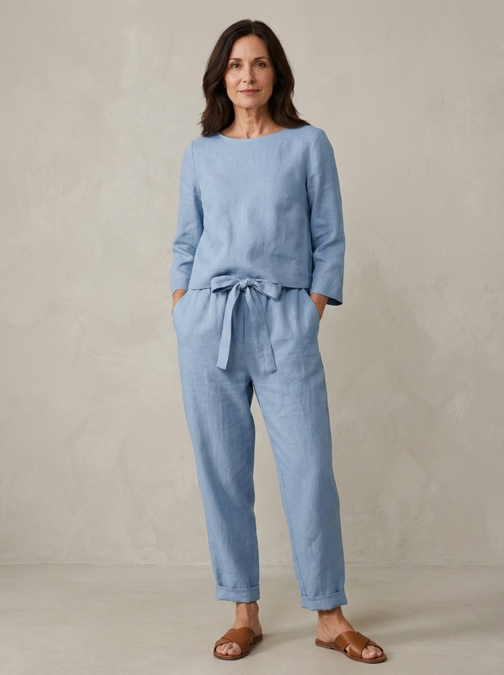 Seaside Flow — Relaxed Two-Piece Set