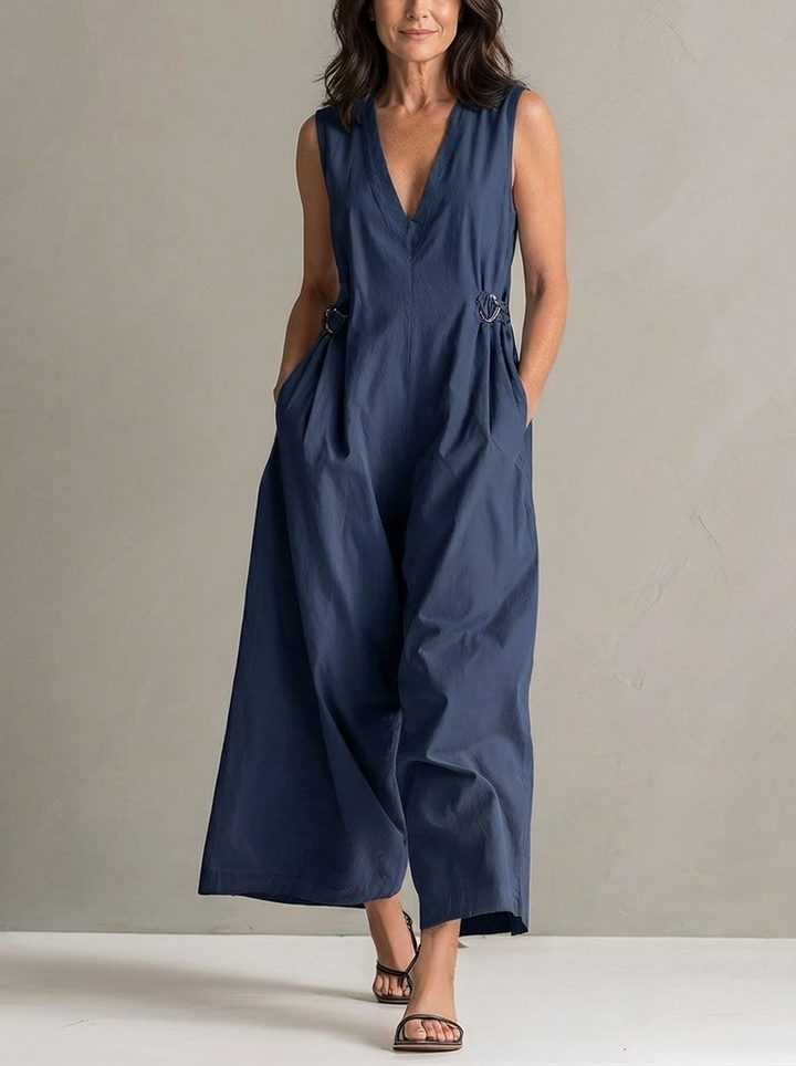 Saltwater & Sage — Breezy Flow Jumpsuit