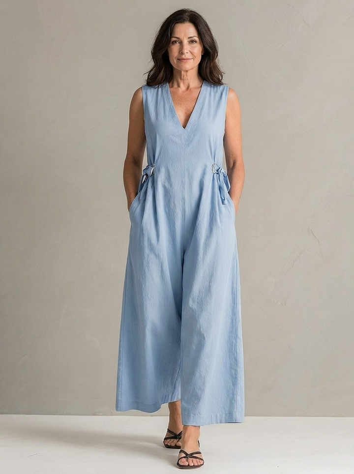Saltwater & Sage — Breezy Flow Jumpsuit