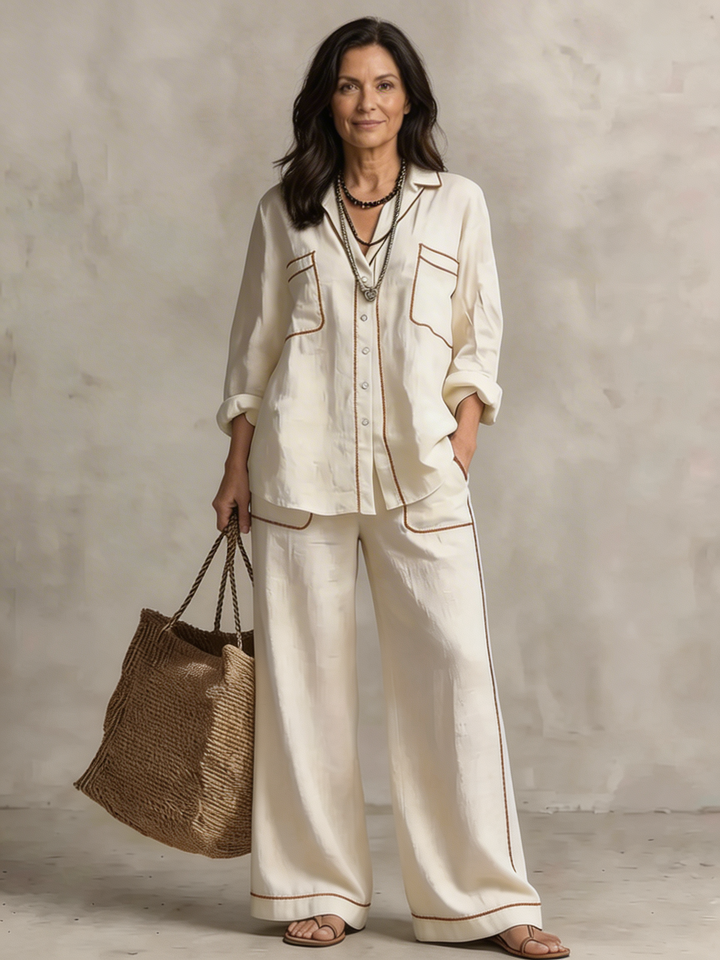 Solvane — Relaxed Wide-Leg Set