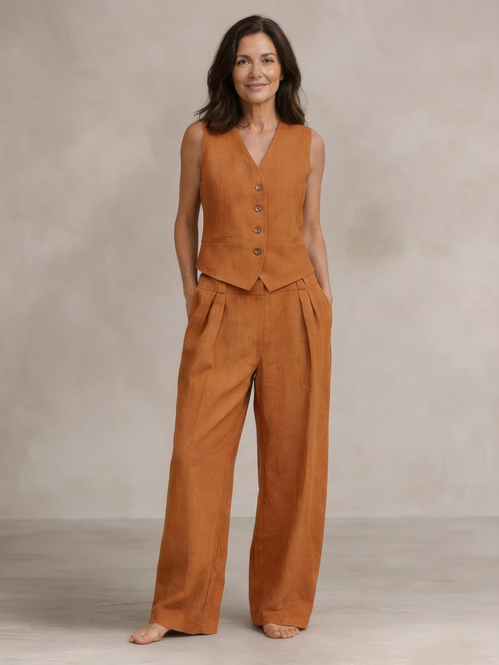 Arvessa — Sleeveless Flow Set