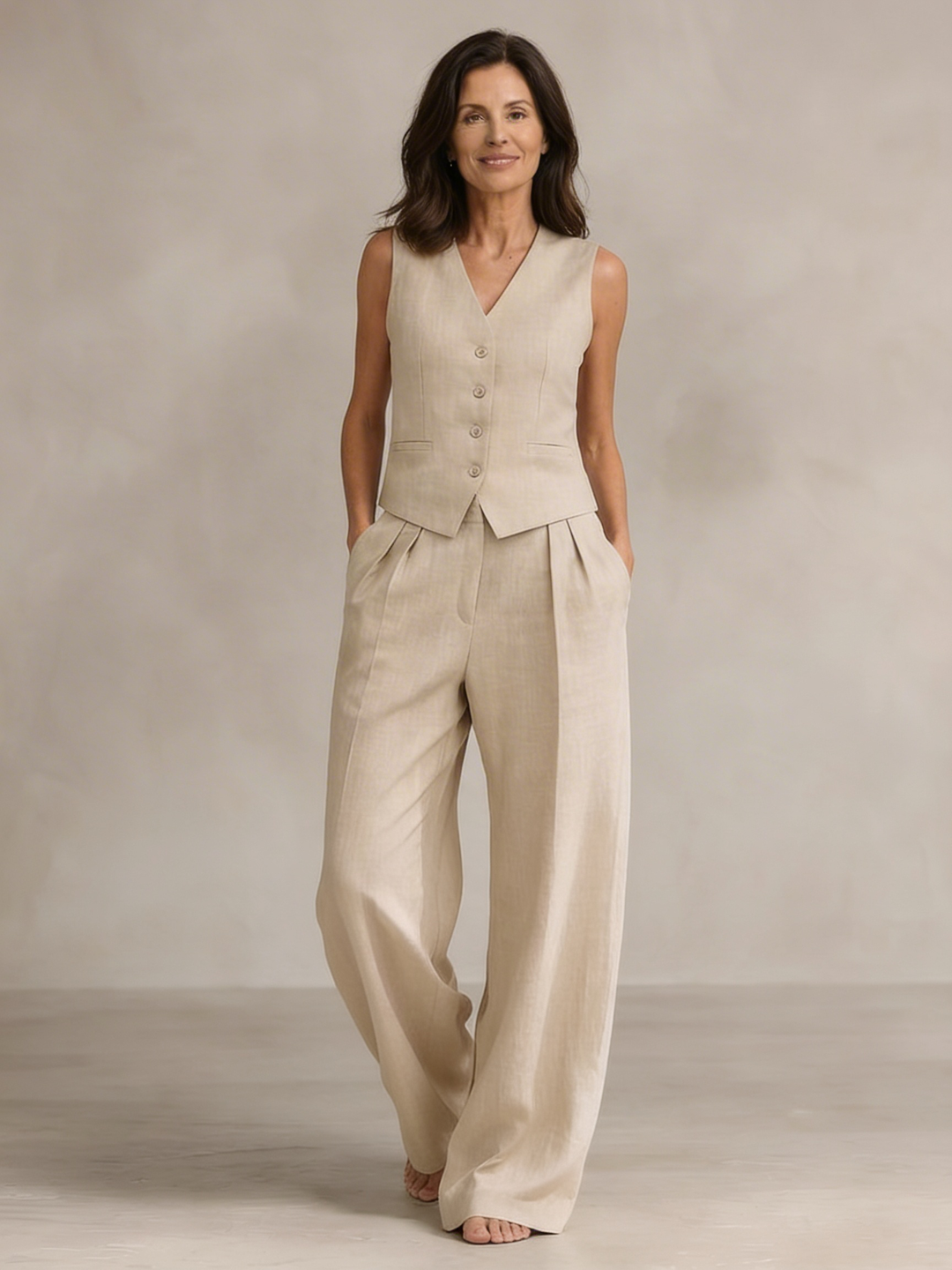 Arvessa — Sleeveless Flow Set