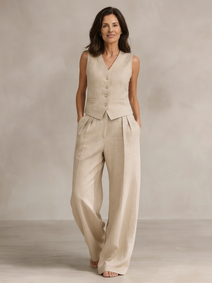 Arvessa — Sleeveless Flow Set