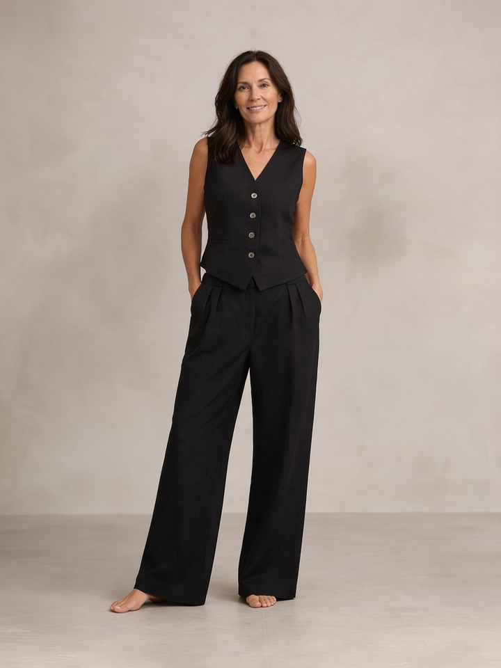 Arvessa — Sleeveless Flow Set