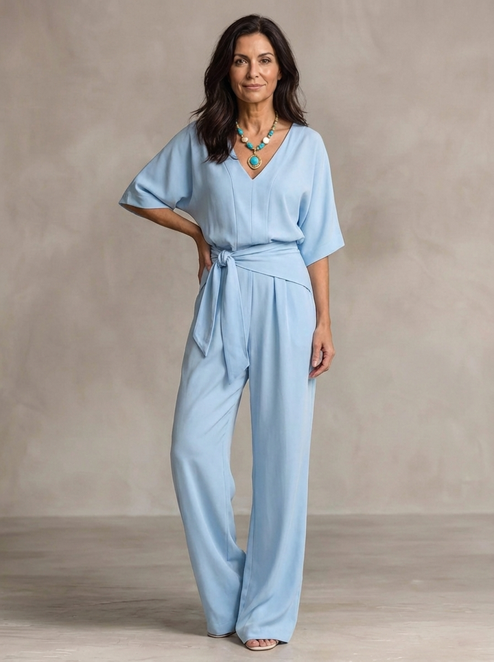 Linden Lane — Coastal Ease Flow Jumpsuit