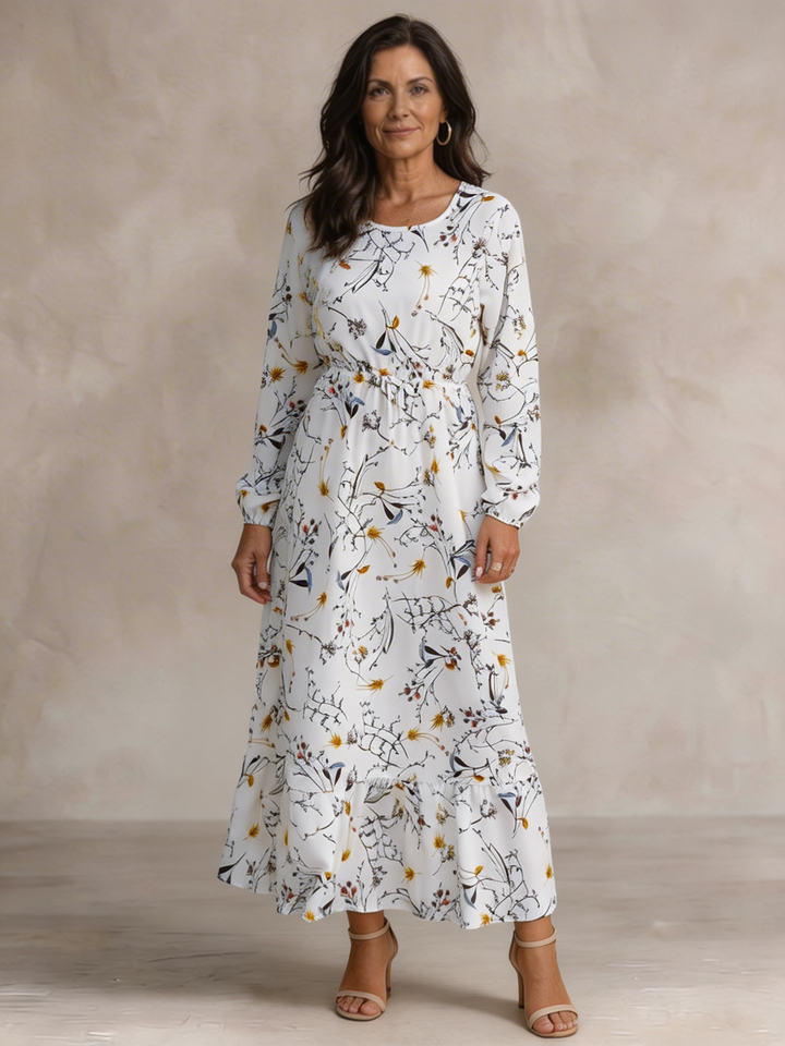 Maris | Maxi Dress – Natural Loose Fit