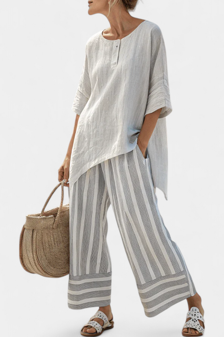 Terrace & Tide — Striped Ease Set