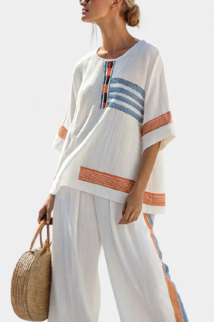 Coastal Breeze — Striped Ease Set