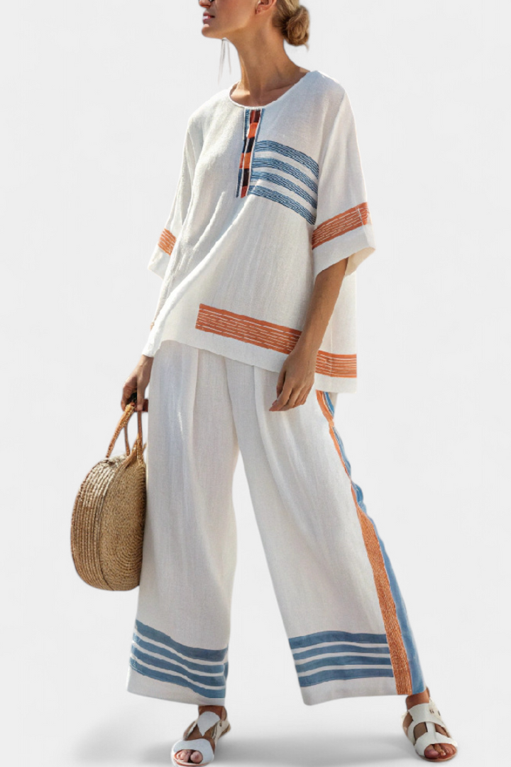 Coastal Breeze — Striped Ease Set