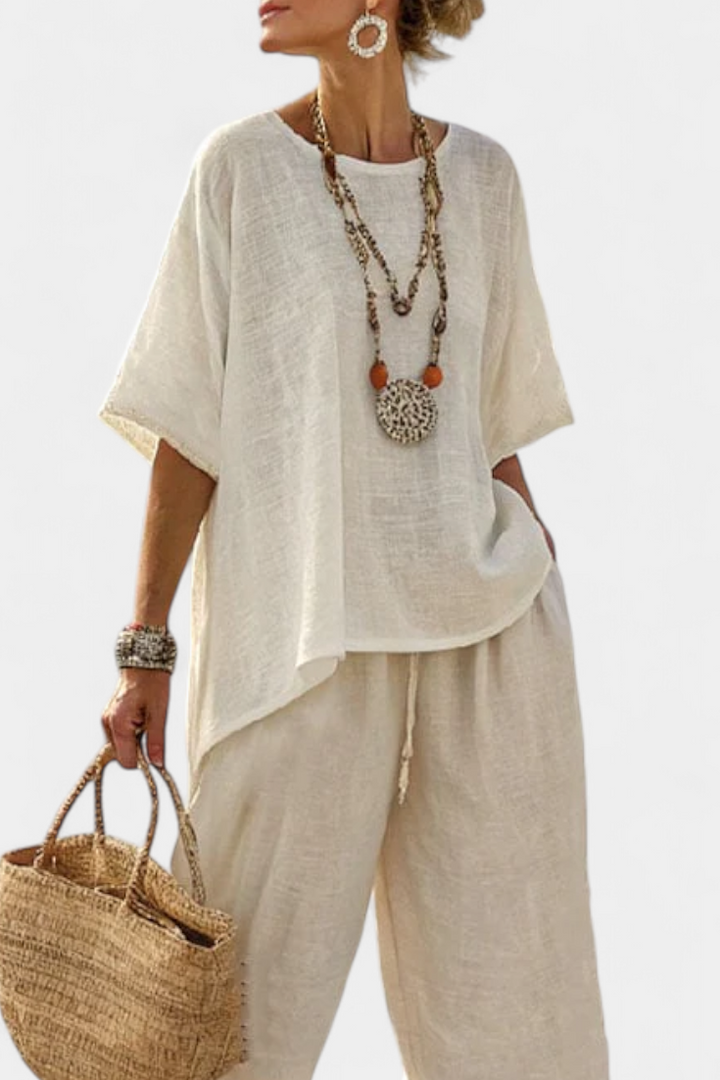 Faelith — Flowing Drift Wide-Leg Set