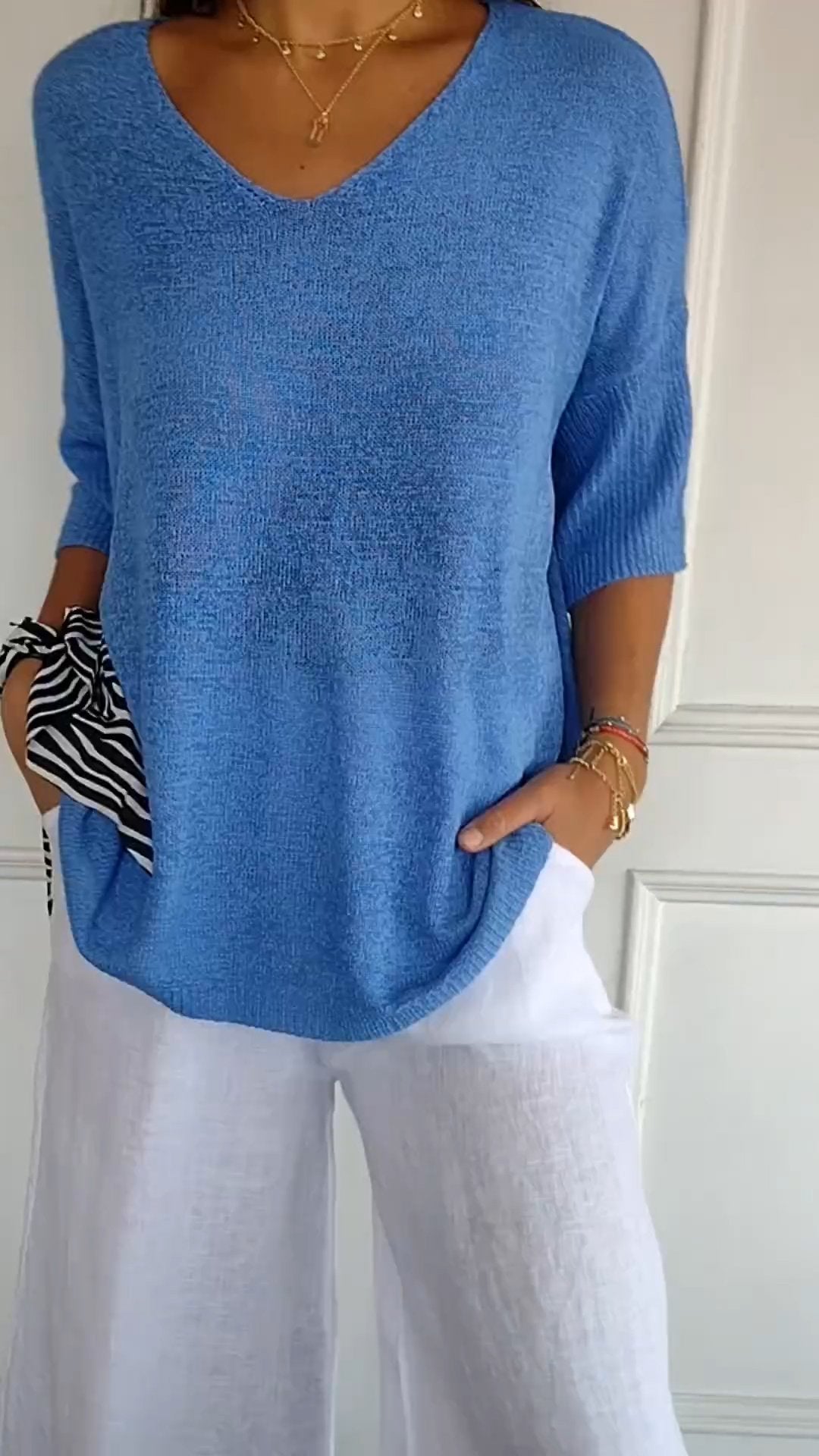 LAUREN | Women Casual V-Neck Top