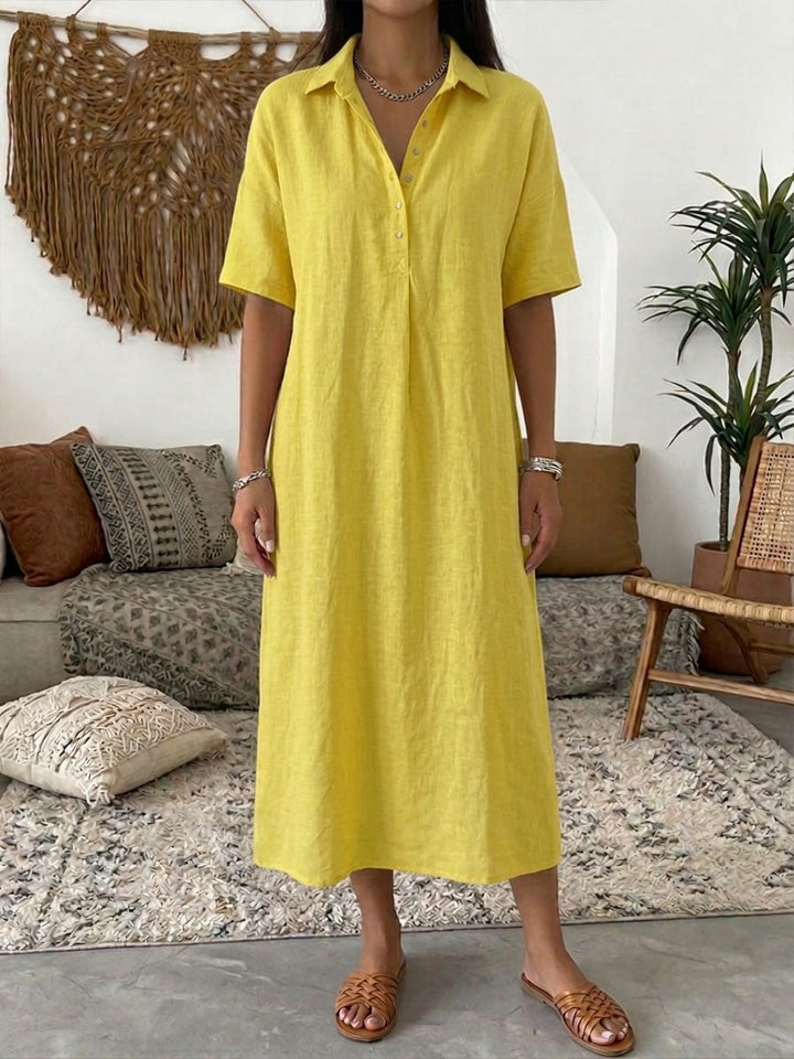 Côte Relaxed | Breathable blend Polo Dress