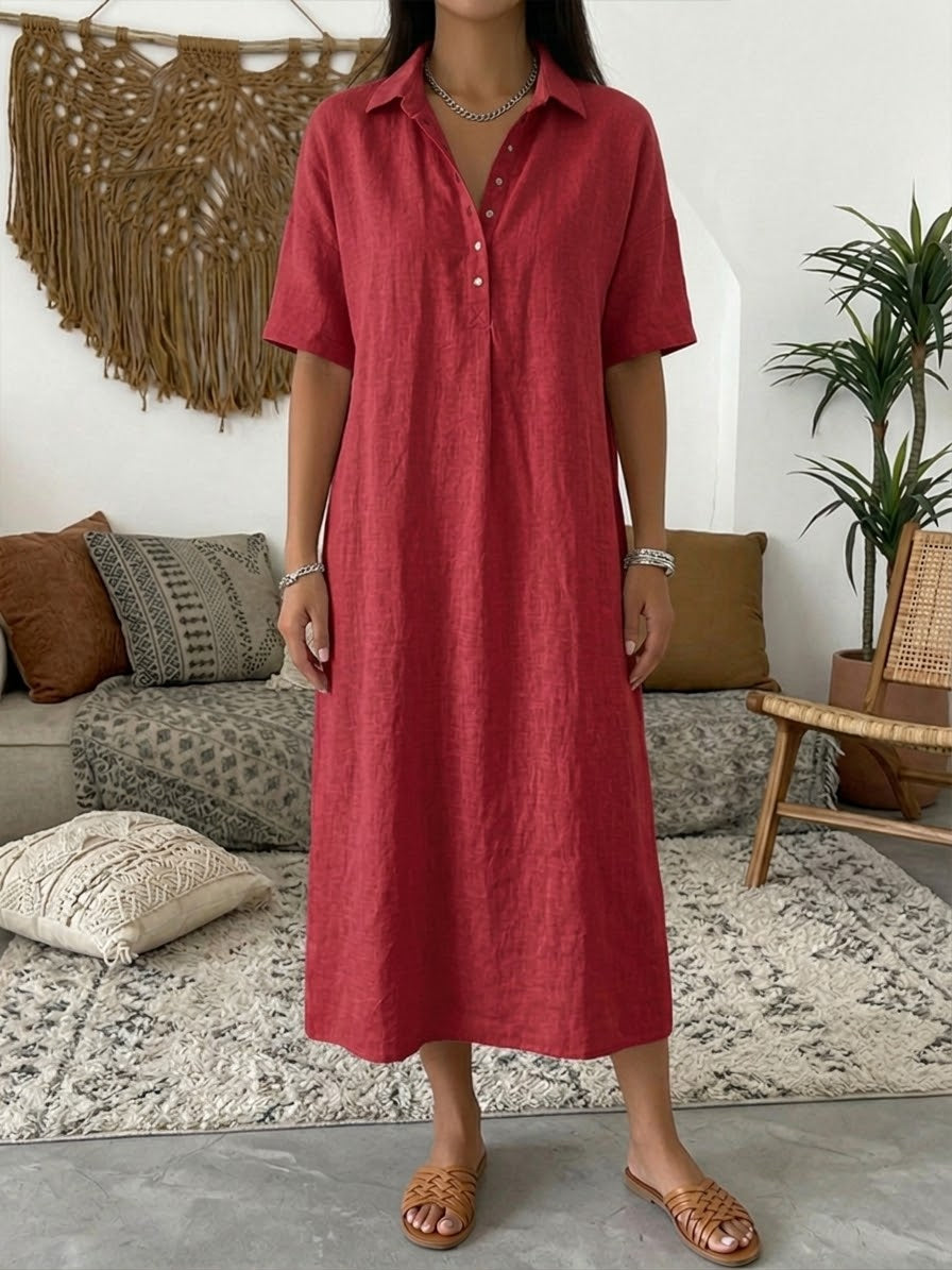 Côte Relaxed | Breathable blend Polo Dress
