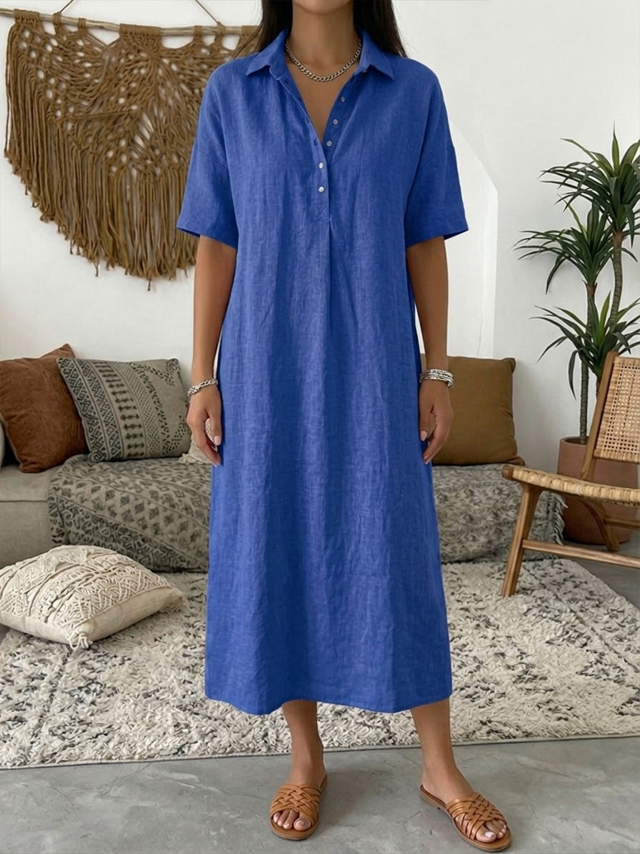 Côte Relaxed | Breathable blend Polo Dress
